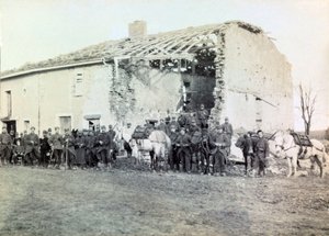 Fotografie aus einem persönlichen Album eines Infanterieleutnants während der ersten Monate des Ersten Weltkriegs