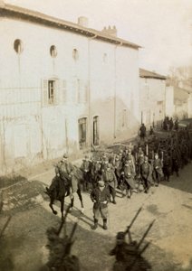 Fotografie aus einem persönlichen Album eines Infanterieleutnants während der ersten Monate des Ersten Weltkriegs