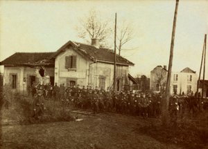 Fotografie aus einem persönlichen Album eines Infanterieleutnants während der ersten Monate des Ersten Weltkriegs