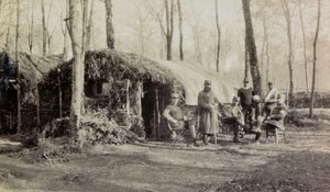 Fotografie aus einem persönlichen Album eines Infanterieleutnants während der ersten Monate des Ersten Weltkriegs