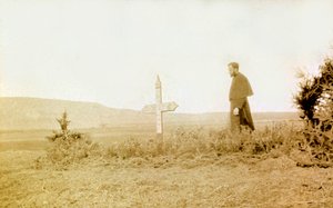 Fotografie aus einem persönlichen Album eines Infanterieleutnants während der ersten Monate des Ersten Weltkriegs