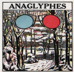 Fotografie: Ein Anaglyph ist ein Bild, das mit zweifarbigen Brillen in Relief gesehen wird. Anonyme Illustration von 1925. Private Sammlung.