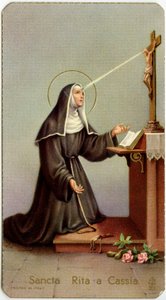 Rita von Cascia während ihrer teilweisen Stigmata von Anonymous Anonymous