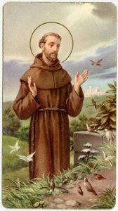 Andachtsbild: Heiliger Franz von Assisi