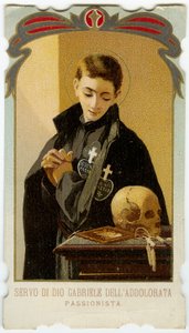 St. Gabriel von Unserer Lieben Frau der Schmerzen, italienischer Passionisten-Schüler
