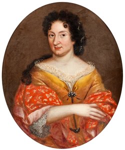 Porträt von Anna Mons (ca. 1700) von Anonymous Anonymous