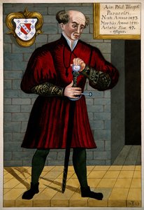 Porträt von Philippus Aureolus Paracelsus von Anonymous Anonymous