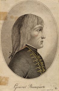 Porträt von General Napoleon Bonaparte von Anonymous Anonymous