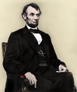 Porträt von Abraham Lincoln (1809-1865), 16. Präsident der Vereinigten Staaten von Amerika