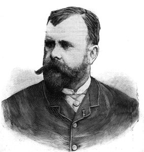Porträt von Albert Maignan (1845-1908), französischer Maler. Gravur in "Le Petit Parisien" von Anonymous Anonymous
