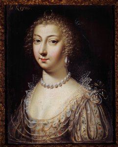 Porträt von Anne von Österreich (1601-1666), Königin von Frankreich von Anonymous Anonymous