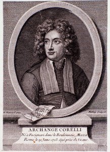 Porträt von Arcangelo Corelli (Gravur) von Anonymous Anonymous