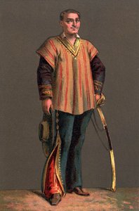 Porträt von BENITO PABLO JUAREZ (1806-1872), mexikanischer Staatsmann und Revolutionär. Chromolithographie. Private Sammlung von Anonymous Anonymous