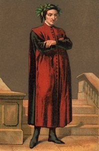 Porträt von DANTE ALIGHIERI (1265-1321), italienischer Dichter von Anonymous Anonymous