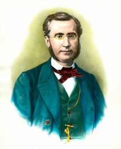 Porträt von Emile Ollivier, französischer Politiker. Gravur des 19. Jahrhunderts. Private Sammlung