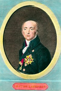 Porträt von Etienne de La Ville, Graf De Lacepede, französischer Naturforscher. Anonyme Gravur