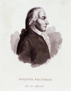 Porträt von Francesco Durante, italienischer Komponist. Nach einem Gemälde. 19. Jahrhundert. Mailänder Privatsammlung von Anonymous Anonymous