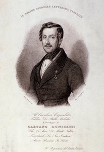 Porträt von Gaetano Donizetti