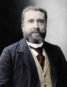 Porträt von Jean Jaurès (1859-1914) französischer sozialistischer Abgeordneter.
