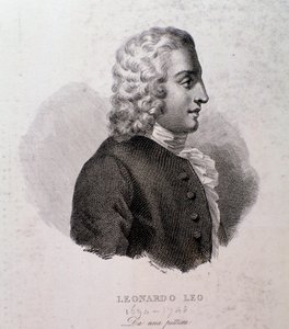 Porträt von Leo Leonardo (Gravur)