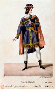 Porträt von Loredan in Die sizilianische Vesper (I vespri siciliani), Oper von Giuseppe Verdi