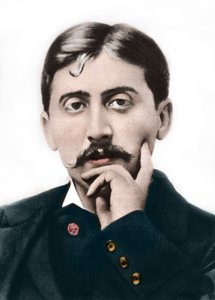 Porträt von Marcel Proust (1871-1922), französischer Schriftsteller um 1900