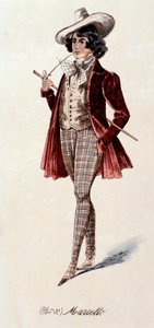 Porträt von Marcello, aus La Bohème von Puccini (1892-1895) von Anonymous Anonymous
