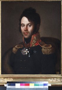 Porträt von Generalmajor Pyotr Afanasievich Papkov von Anonymous Anonymous