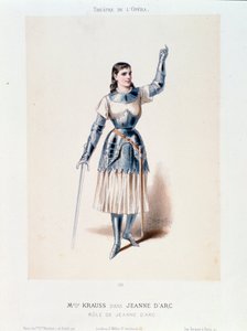 Porträt von Miss Krauss, in der Oper Jeanne d