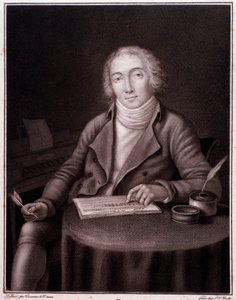Porträt von Nicolas Marie Dalayrac, englischer Komponist. Gravur. 19. Jahrhundert. Privatsammlung. von Anonymous Anonymous