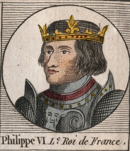 Porträt von Philippe VI. von Valois, König von Frankreich