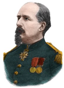 Porträt von Pierre Philippe Denfert Rochereau (1823-1878), französischer Oberst. von Anonymous Anonymous