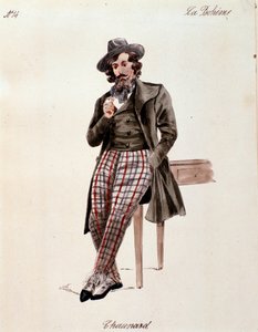 Porträt von Schaunard, aus La Bohème von Puccini (1892-1895)