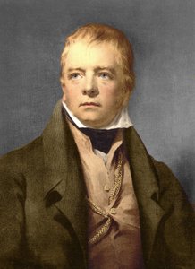 Porträt von Sir Walter Scott (1771-1832), schottischer Dichter, Romanautor und Historiker von Anonymous Anonymous