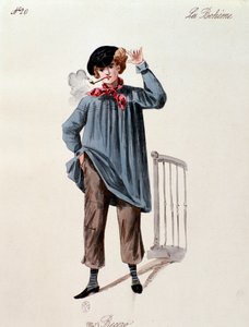 Porträt eines Straßenverkäufers I, aus La Bohème von Puccini (1892-1895)