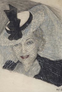 Porträt der Schauspielerin Lyubov Orlova (1902-1975) von Anonymous Anonymous