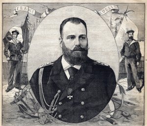 Porträt des Großherzogs Alexandrovich (Aleksei Aleksandrovich Romanov)