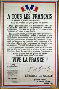Plakat des Aufrufs vom 18. Juni