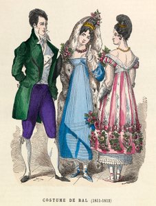 Prom-Kostüme in 1811 - 1812