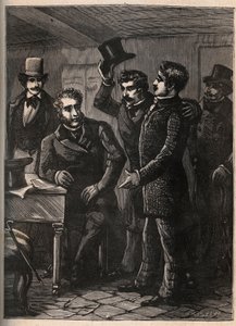 Sergeant Charles Goubin wird von Eugene-Francois Vidocq verhaftet von Anonymous Anonymous