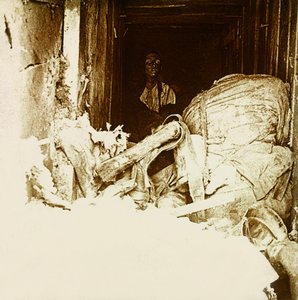 Stereoskopische Glasplatte über den Ersten Weltkrieg