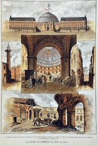 Die Pariser Börse von Deroy, Gravur von 1887 in „Paris-Illustrous Newspaper Weekly“.