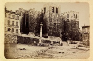 Die Stadt Marseille und ihre Umgebung um 1885-1890: die Kirche Saint Victor, private Sammlung von Anonymous Anonymous