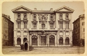 Die Stadt Marseille und ihre Umgebung um 1885-1890: Das Rathaus von Anonymous Anonymous