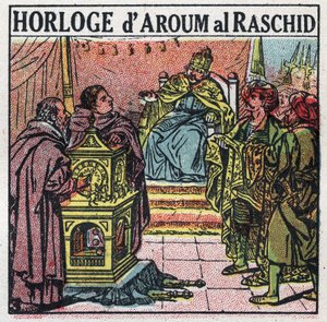 Zeit: Harun al-Raschid, Kalif der Abbasiden (763 oder 766-809). Anonyme Illustration von 1925. Private Sammlung. von Anonymous Anonymous