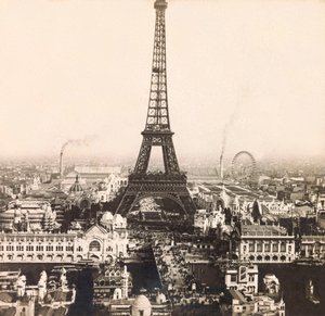 Weltausstellung 1900 in Paris: Panoramablick auf das Marsfeld - private Sammlung von Anonymous Anonymous