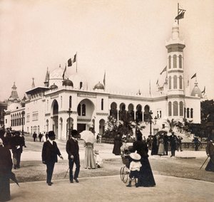 Weltausstellung 1900 in Paris: Der Palast von Algerien - private Sammlung von Anonymous Anonymous