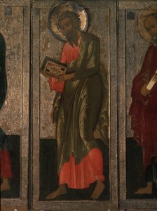 Der Apostel Matthäus aus der Deesis-Reihe, 16. Jahrhundert von Anonymous Russian icon painter