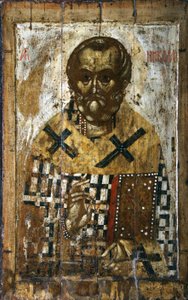 Sankt Nikolaus, 14. Jahrhundert von Anonymous Russian icon painter