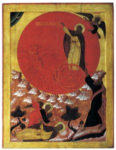 Der Prophet Elija und der feurige Wagen
